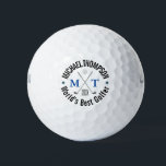 Create Your Own World's Best Golfer Monogram  Golf Balls<br><div class="desc">Create Your Own World's Best Golfer Monogram Golf Balls. Easily add your own monogram initials,  name,  and message to make a fun golf ball.
Make a present for yourself or present as an elegant birthday,  anniversary,  or Christmas gift to family or friends such as dad,  grandpa,  daddy,  or papa.</div>