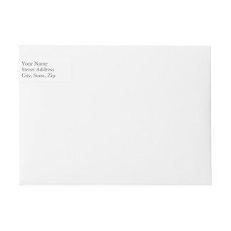 black and white address labels