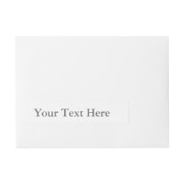 Create Your Own Wraparound Address Labels