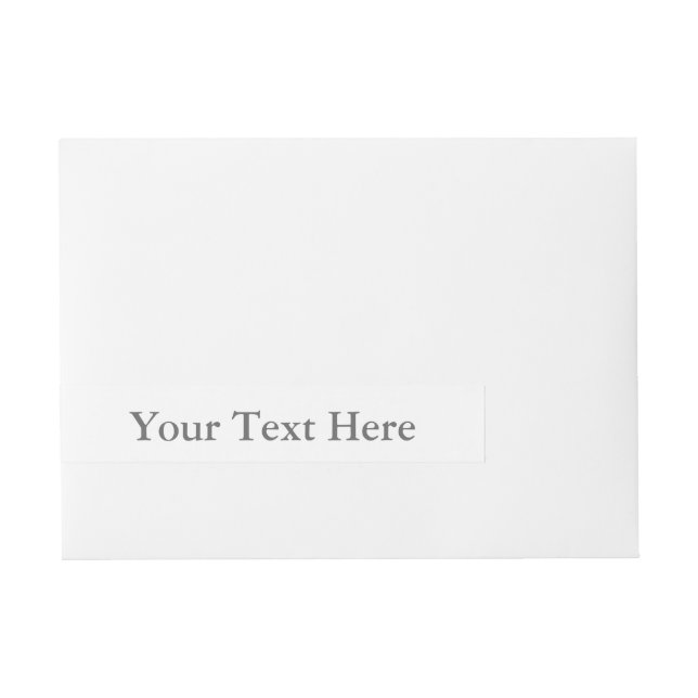 Wrap Around Address Labels, Classic - 2.5 cm  x 18.4 cm (Front)