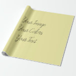 Create Your Own Wrapping Paper<br><div class="desc">Create your own custom personalized wedding reception supplies, decor, favours, gifts and more!</div>