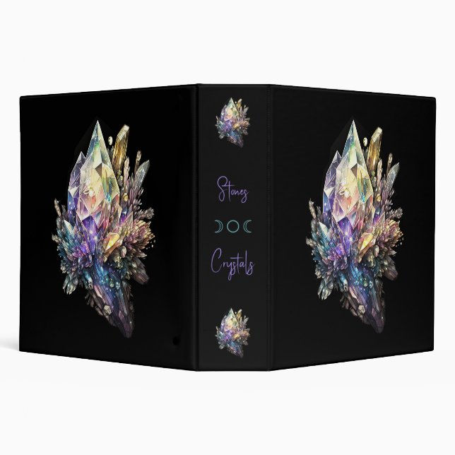 Create Your Own Yellow Crystals Binder (Background)