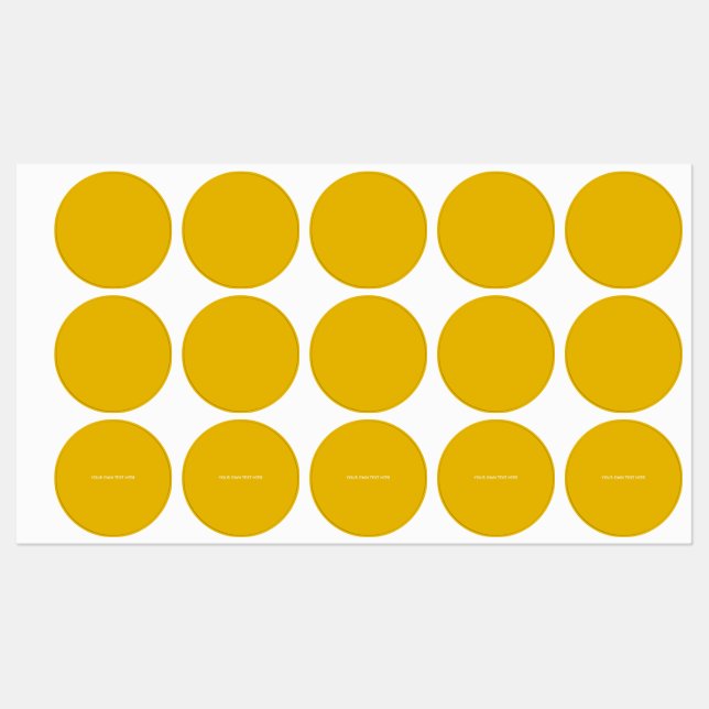 Create Your Own Yellow Custom Design (Sheet)