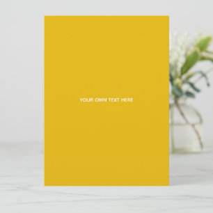 Create Your Own Yellow Custom Design