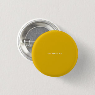 Create Your Own Yellow Custom Design 1 Inch Round Button