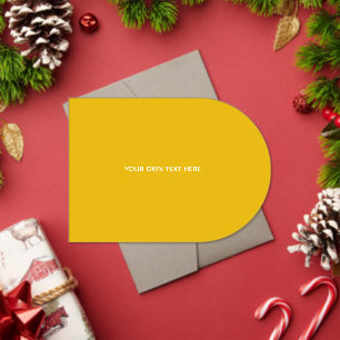 Create Your Own Yellow Custom Design Acrylic Invitations