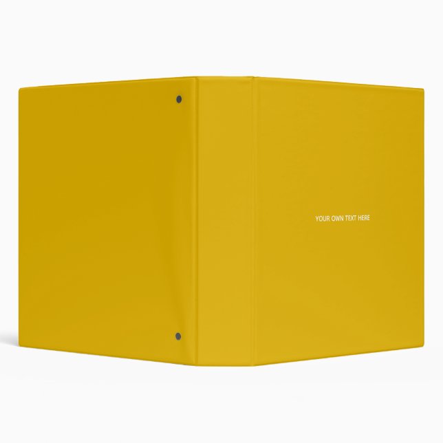 Create Your Own Yellow Custom Design Binder (Background)
