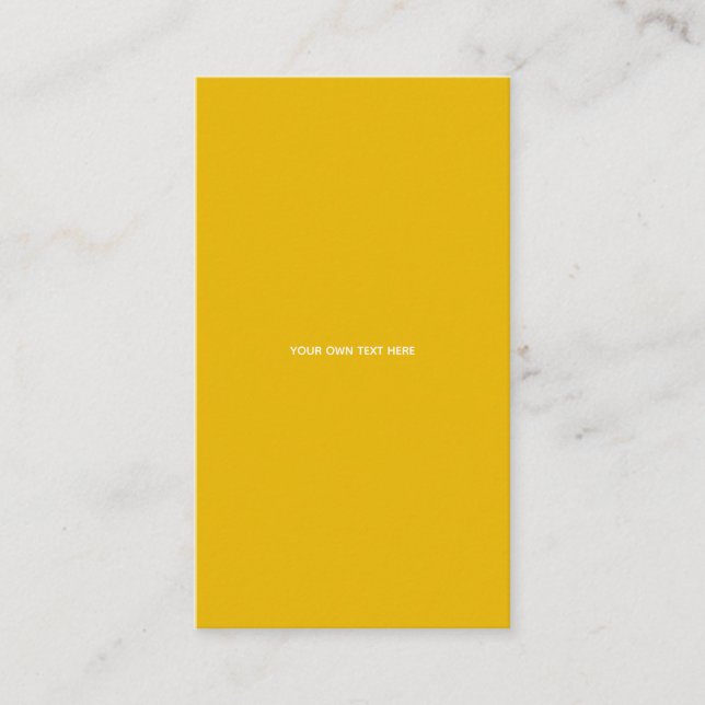 Create Your Own Yellow Custom Design Enclosure Card (Front)