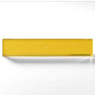 Create Your Own Yellow Custom Design Nameplate
