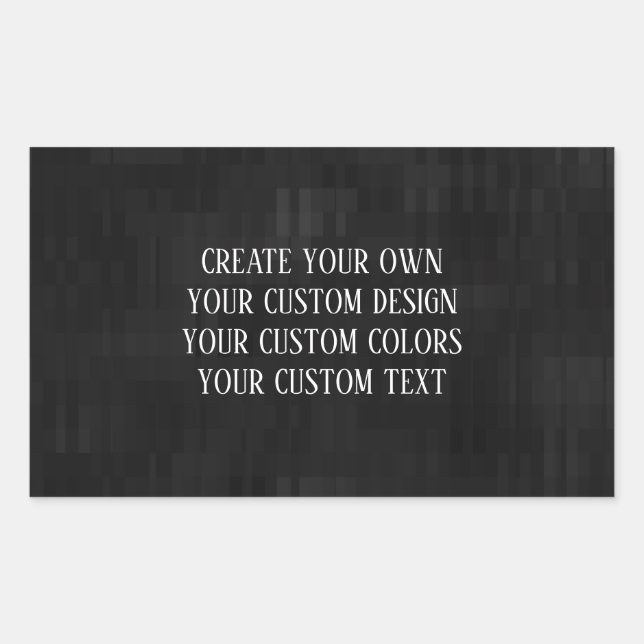 Create Your Own - Your Custom Design Sticker (Front)