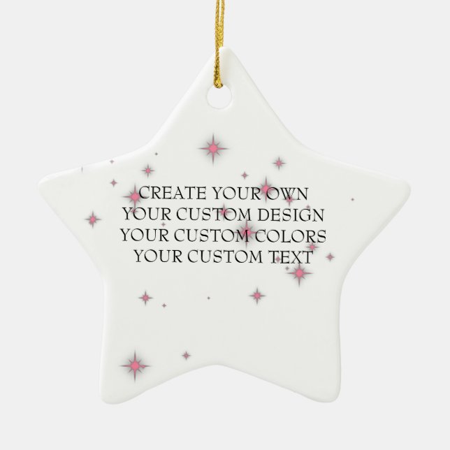 Create Your Own - Your Image Here - Ceramic Orname Ceramic Ornament (Front)