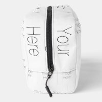 "create your own" your image here make up bag