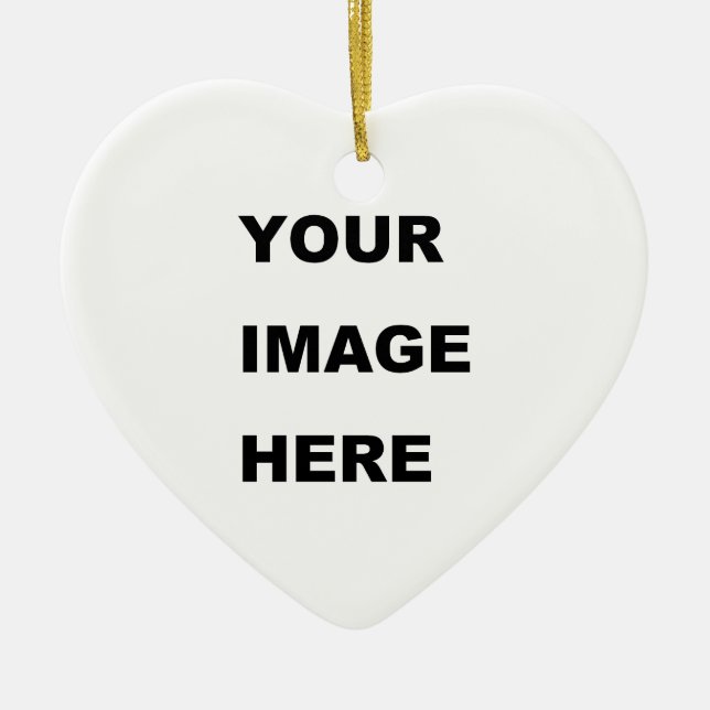 Create Your Own Zazzle Product Ceramic Ornament (Front)