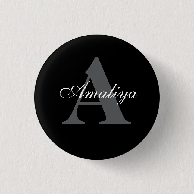 Create your owner's custom Name 1 Inch Round Button (Front)