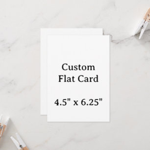 Create your Personalise 4.5" x 6.25" Flat Card