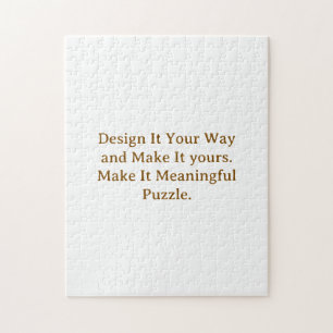 Create Your Personalize 11" x 14", 252 pieces Jigsaw Puzzle