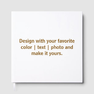 Create Your Personalize 12" x 12" Guest Book