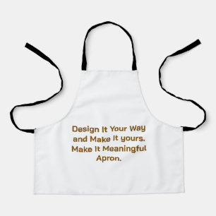 Create Your Personalize 20" length x 24" width Apron