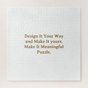 Create Your Personalize 20" x 20", 676 pieces Jigsaw Puzzle