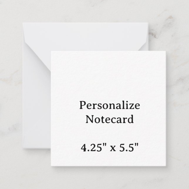 Create Your Personalize 2.5" x 2.5" Flat Notecard (Front)