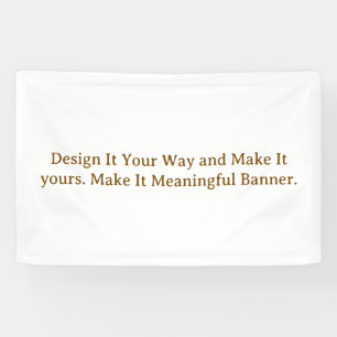 Create Your Personalize 2.5' x 4' Banner