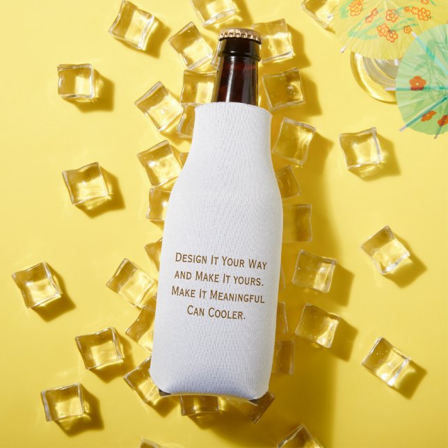 Create Your Personalize 3" D x 7" H Bottle Cooler (In Situ Summer)