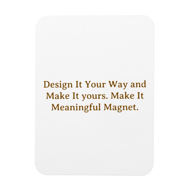 Create Your Personalize 3" x 4" Magnet (Vertical)