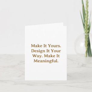 Create Your Personalize 4" x 5.6" Folded Invitation
