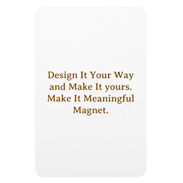 Create Your Personalize 4" x 6" Magnet (Vertical)