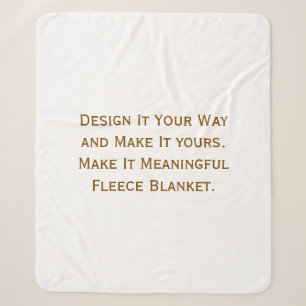 Create Your Personalize 50"x 60" Sherpa Blanket