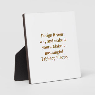Create Your Personalize 5.25 x 5.25" Plaque