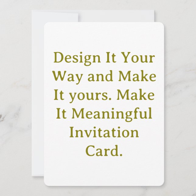 Create Your Personalize 5.5" x 7.5" Rounded Invitation (Front)