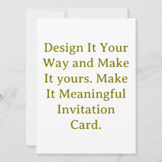 Create Your Personalize 5.5" x 7.5" Squared Invitation