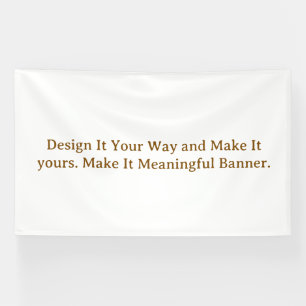 Create Your Personalize 6' x 10' Banner