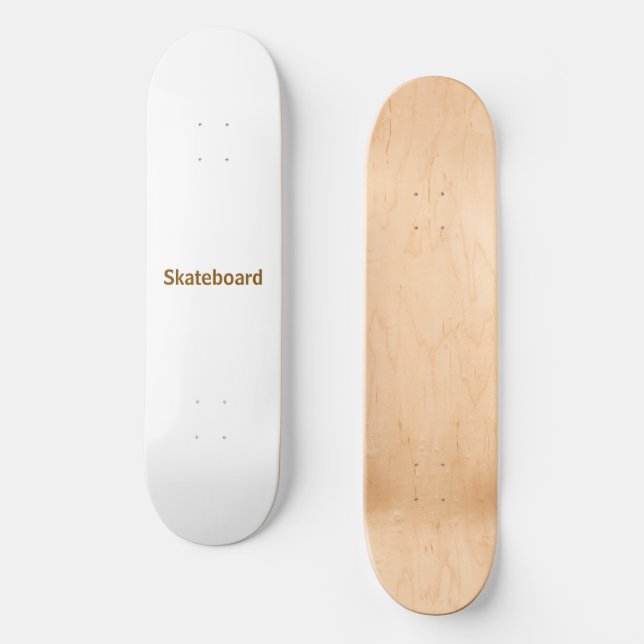 Create Your Personalize 8 1/2" Skateboard (Front)