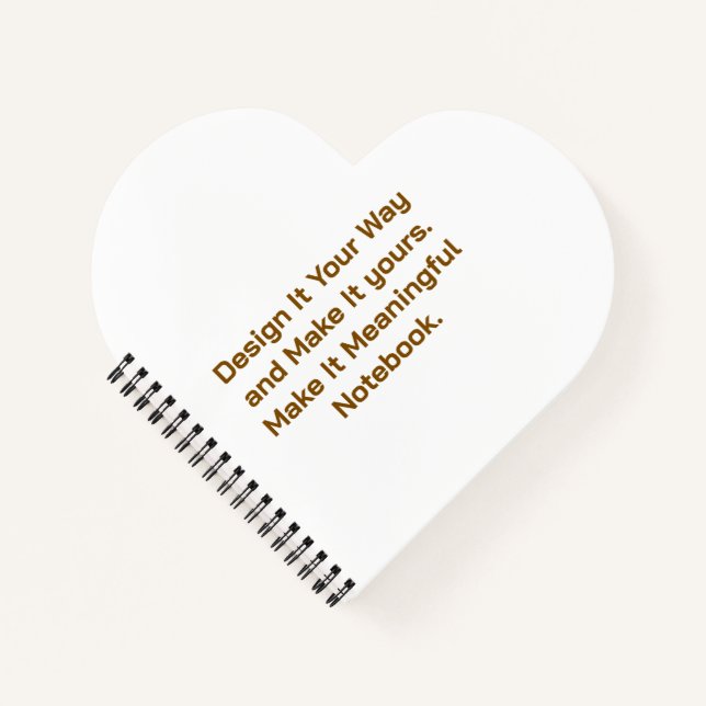 Create Your Personalize 8" x 8" Notebook (Front)