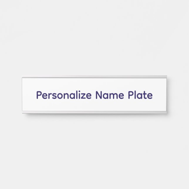 Create Your Personalize  Door Sign (Front)