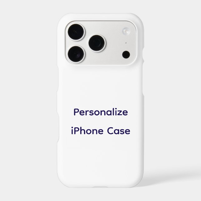 Create Your Personalize iPhone Case (Back)