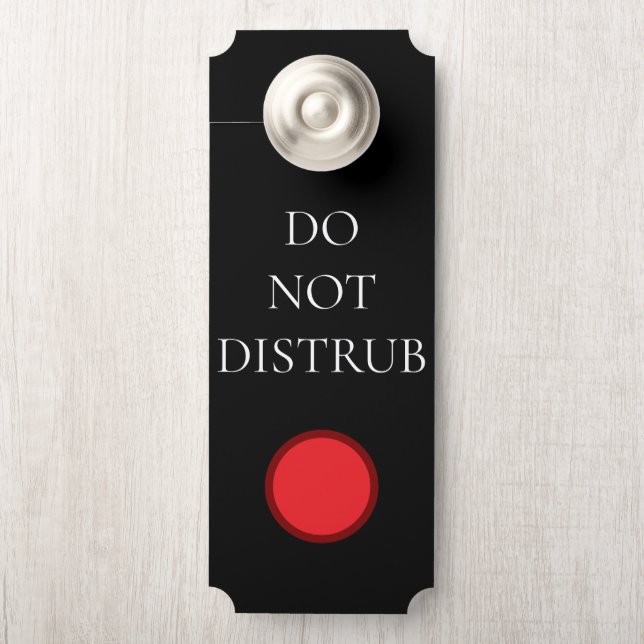 create your personalize office Small Large   Door Hanger (On Knob)