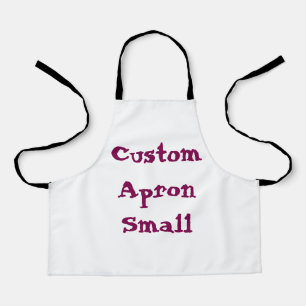 create your personalize Small simple kitchen Apron