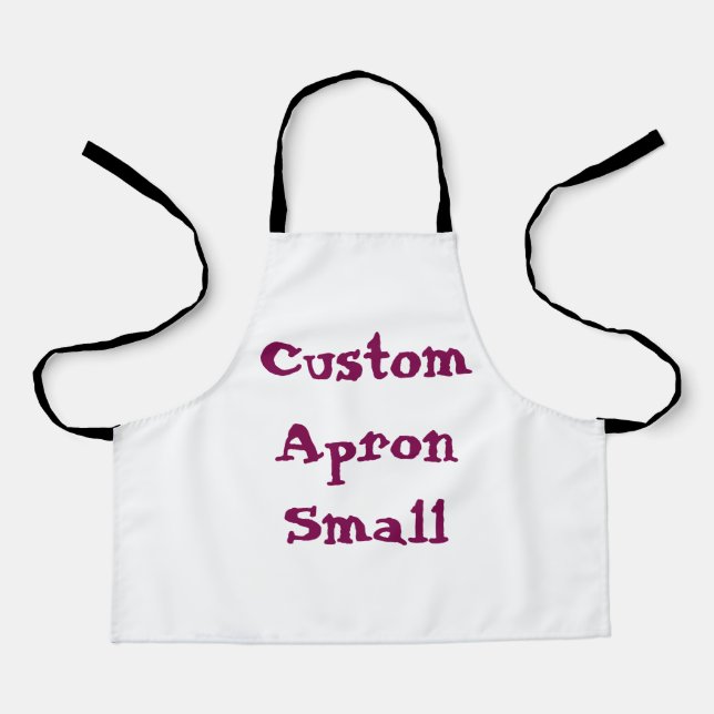 create your personalize Small simple kitchen Apron (Front)