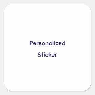 Create Your Personalize Square Sticker