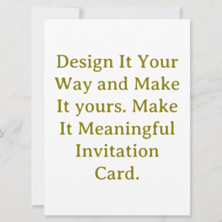 Create Your Personalize Squared 6.5" x 8.75" Invitation