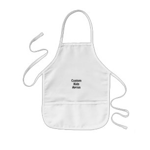 Create Your Personalized 20" x 15" White Kids Apron