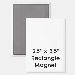 Create Your Personalized 2.5" x 3.5" Rectangle Magnet