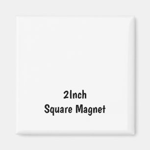 Create Your Personalized 2" Square Magnet