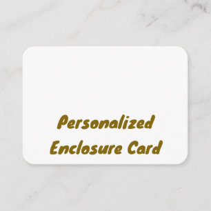 Create Your Personalized 3.5" x 2.5" Rounded Enclosure Card