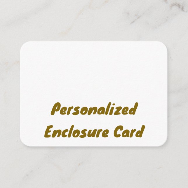 Create Your Personalized 3.5" x 2.5" Rounded Enclosure Card (Front)