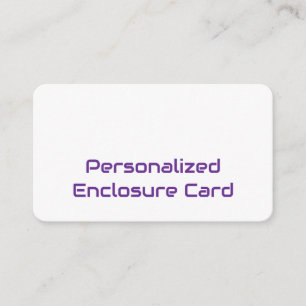 Create Your Personalized 3.5" x 2" Rounded Enclosure Card