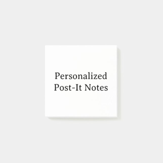 create your personalized 3" x 3" post-it notes (Front)